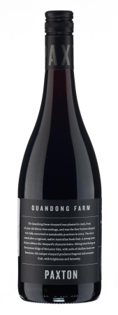Paxton, Quandong Farm Shiraz, 2019
